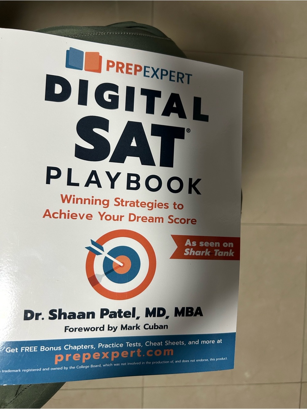 PrepExpert Digital SAT Playbook - White with Blue and Orange Accents